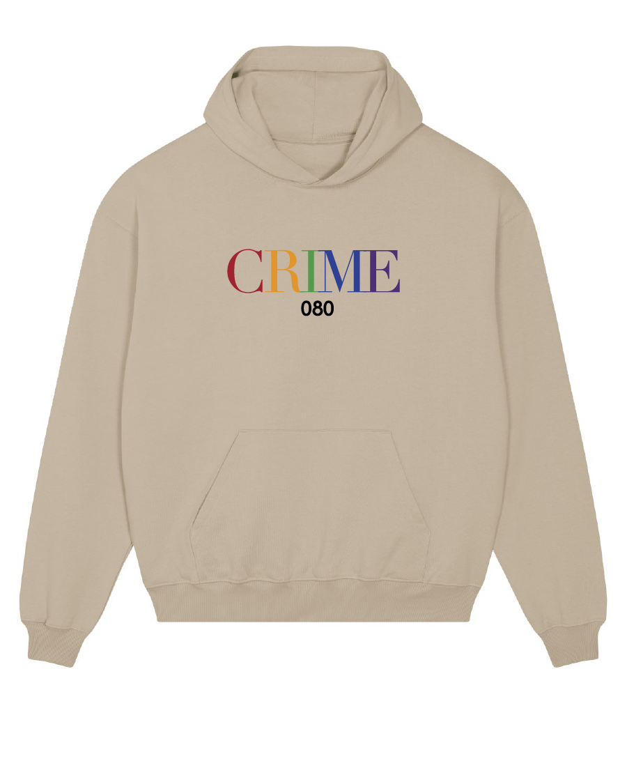 TSV Grombühl Crime Heavy Oversize Hoodie Desert Dust