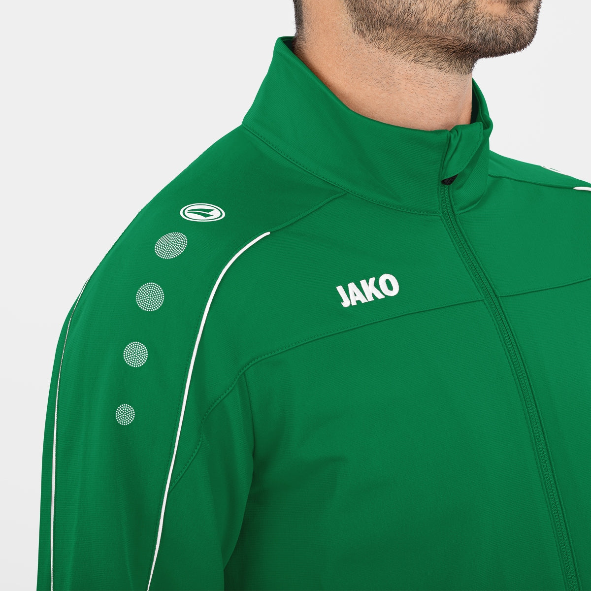 JAKO FC Lauterach Polyesterjacke Classico - green 9350